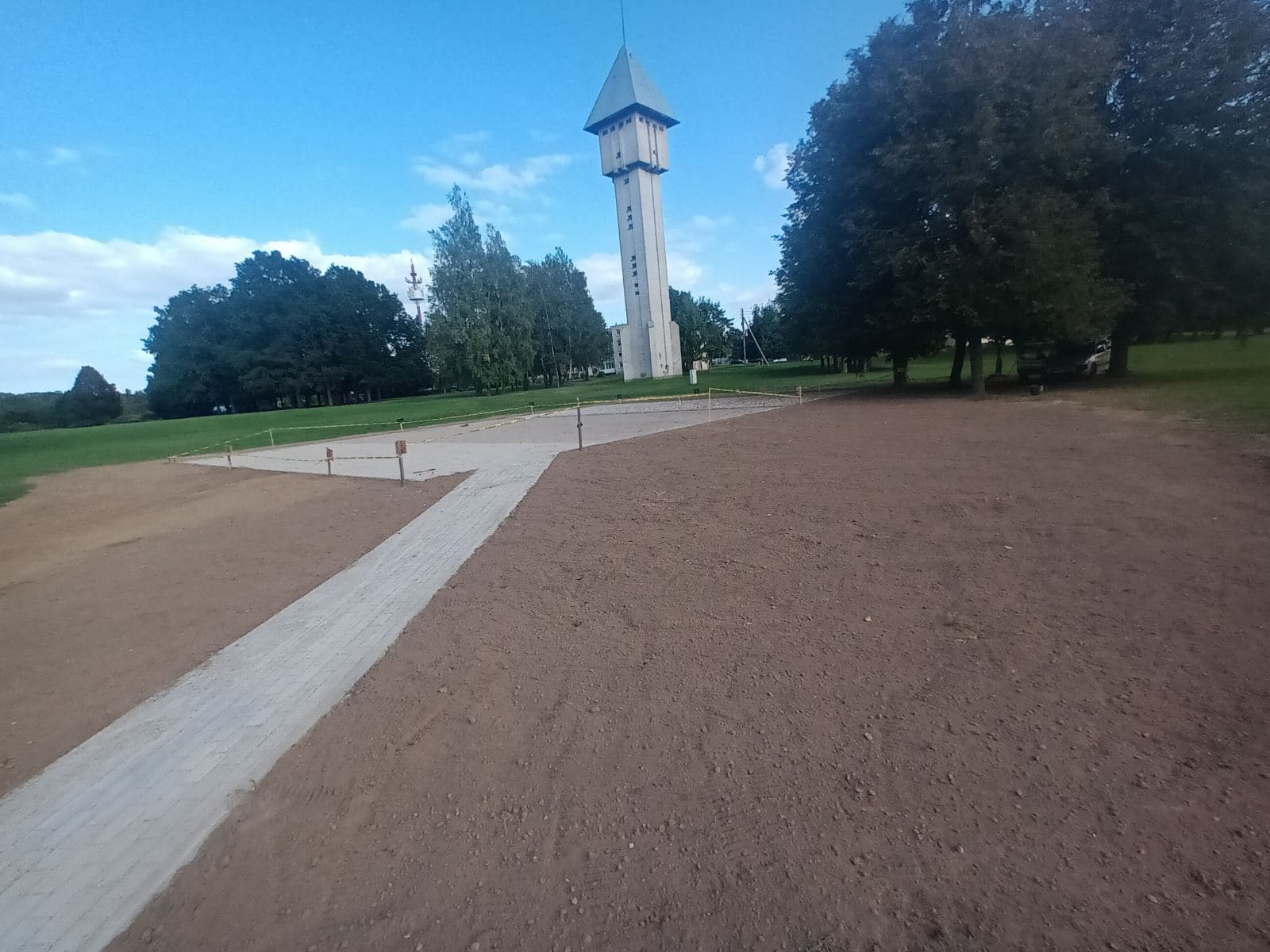 Parkavimo aikštelės žemės darbai