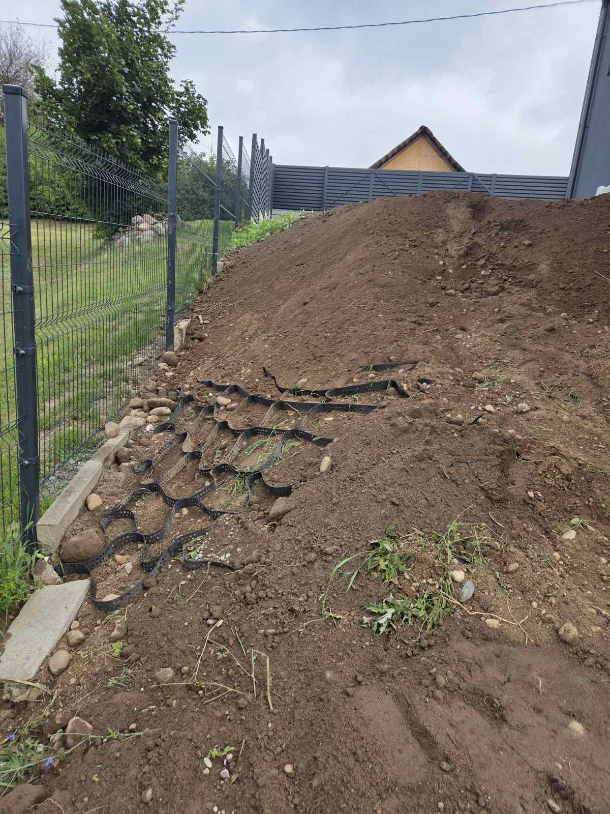Takų ir aikštelės paruošimas parke